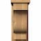 Ekena Millwork Newport Rough Sawn Corbel w/Backplate, Western Red Cedar, 8"W x 14"D x 18"H COR08X14X18NEW01RWR - alternate 3